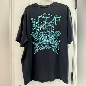 What The Fin Pirate Skull Tshirt size XXL